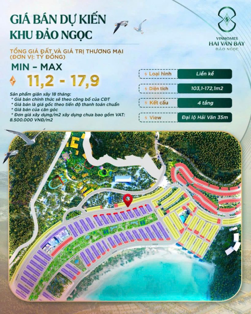 giá bán phân khu đảo ngọc vinhomes hải vân bay giá bán phân khu đảo ngọc vinhomes hải vân bay