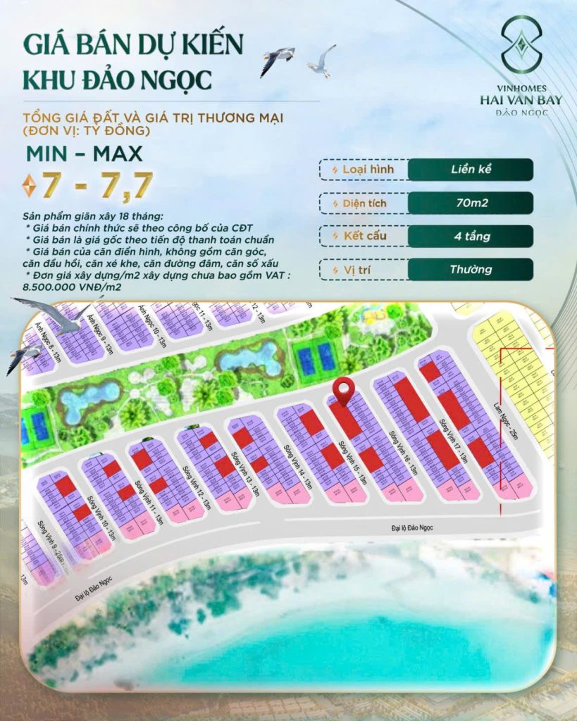 giá bán phân khu đảo ngọc vinhomes hải vân bay giá bán phân khu đảo ngọc vinhomes hải vân bay