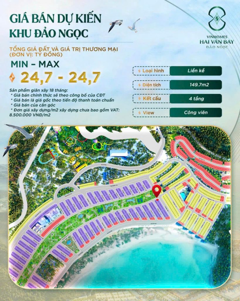 giá bán phân khu đảo ngọc vinhomes hải vân bay giá bán phân khu đảo ngọc vinhomes hải vân bay