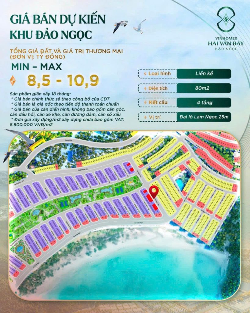 giá bán phân khu đảo ngọc vinhomes hải vân bay giá bán phân khu đảo ngọc vinhomes hải vân bay