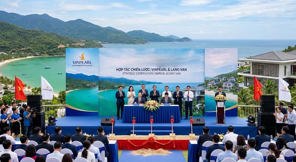 vinpearl hợp tác làng vân