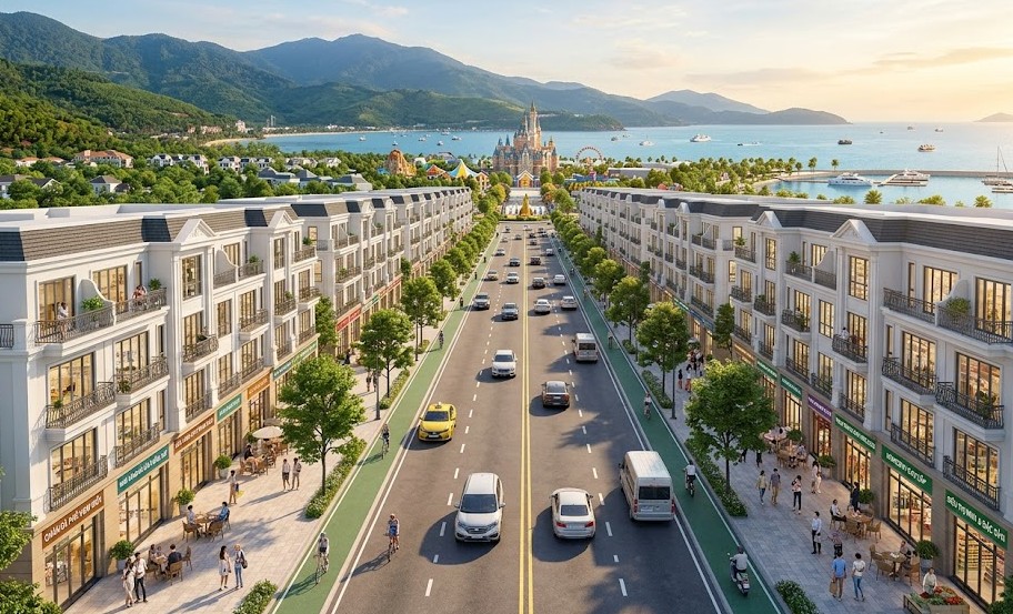 shophouse đại lộ hải vân - vinhomes hải vân bay
